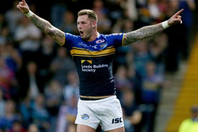 Leeds Rhinos Zak Hardaker. PIcture: Tim Goode/PA.