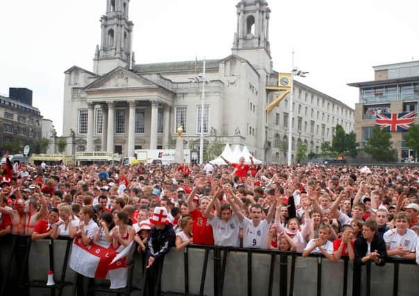 England football fans can watch the team's quest for Euro 2016 glory on the big screen in Millennium Square.