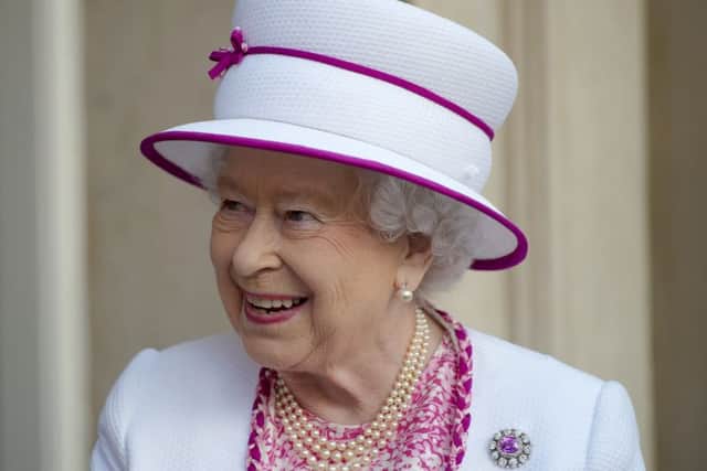 Queen Elizabeth II visits Marlborough House, London, to launch a new Commonwealth Hub which brings Commonwealth organisations together in the same location to create a collaborative, dynamic and innovative way of working. PRESS ASSOCIATION Photo. Picture date: Thursday June 9, 2016. The three Commonwealth organisations that will move to a new combined centre of Commonwealth activity- Marlborough House and Quadrant House- are the Commonwealth Games Federation, the Royal Commonwealth Society and the Commonwealth Local Government Forum. See PA story ROYAL Birthday. Photo credit should read: Hannah McKay/PA Wire