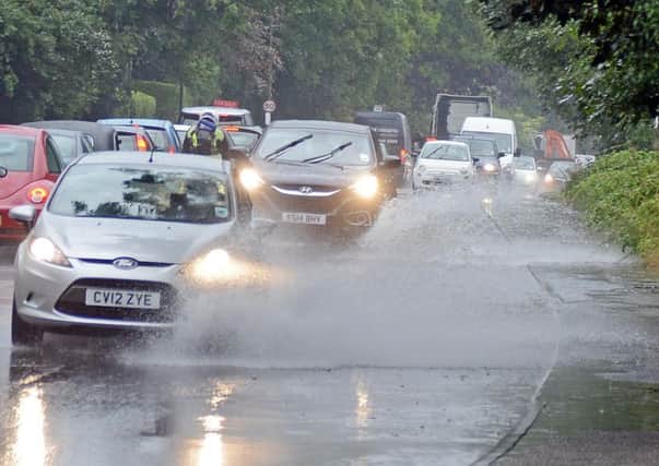 Expect heavy rain and possible flooding today