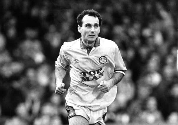 OPENING SALVO: Leeds United's Imre Varadi scored in the 3-2 win at Everton in August 1990.