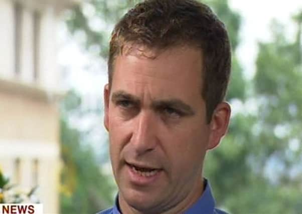Video grab taken from BBC News of Brendan Cox, widower of tragic MP Jo Cox, during an interview with the BBC.