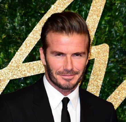 David Beckam has come out in favour of staying in the EU, saying he wants his children to grow up in a world in which nations work together. Photo credit: Ian West/PA Wire.