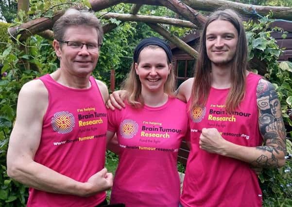 Anna Whitehead from Scholes, who is preparing for two gruelling fundraising challenges despite being diagnosed with a large brain tumour which she describes as a 'ticking time bomb.'
22nd June 2016.
Picture : Jonathan Gawthorpe