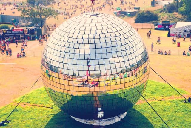 A giant mirrorball will be the centrepiece of Big Disco.