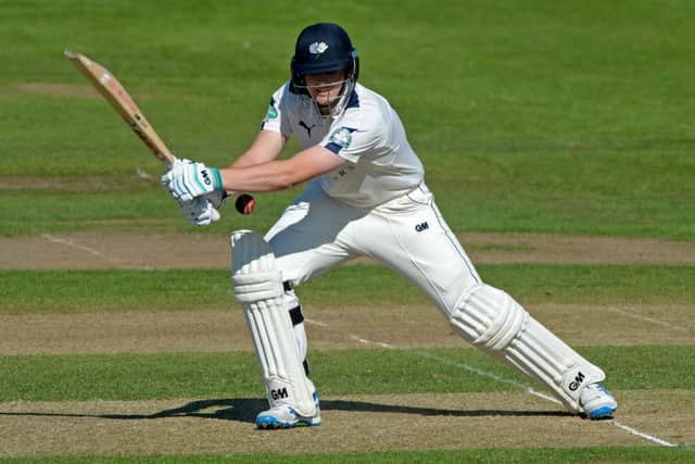 Yorkshire opener Alex Lees