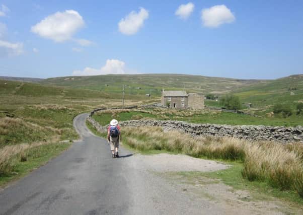WALKING HEAVEN: The lonely road into Whitsun Dale.