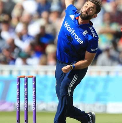Yorkshire's Liam Plunkett took two wickets for England against Sri Lanka at Edgbaston. Picture: Nigel french/PA.