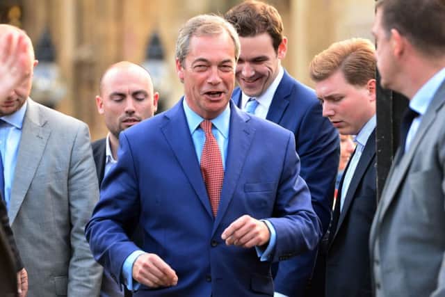 ukip leader Nigel Farage resonated with blue collar voters.