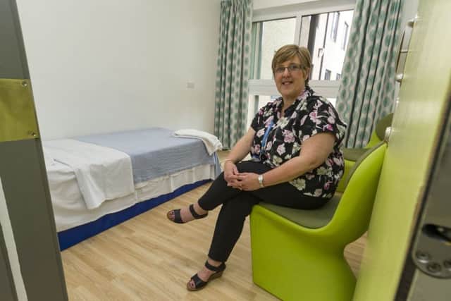 Judith Barnes, clinical operations manager, at the new Place of Safety suite for young people in crisis at the Becklin Centre. Picture by James Hardisty.