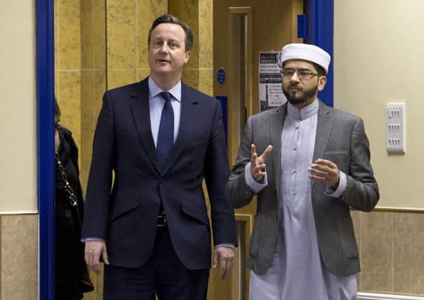 David Cameron with imam Qari Asim in Leeds earlier this year