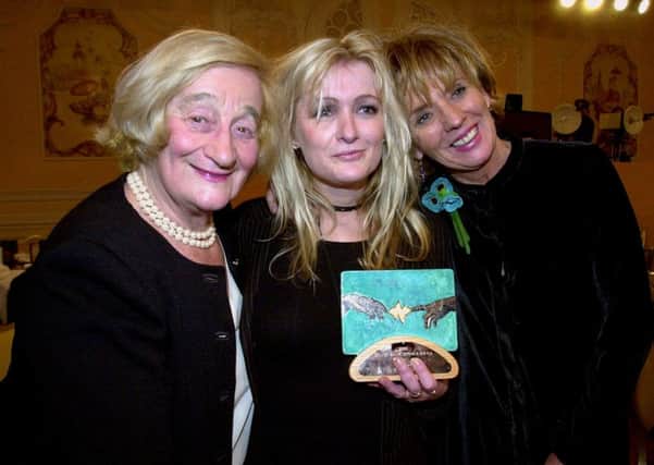 Caroline Aherne (centre) with fellow stars of The Royle Family Liz Smith (left) and Sue Johnston.