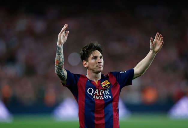 Barcelona's Lionel Messi. Image: AP Photo/Manu Fernandez.