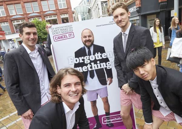 The #forgetfulfriend campaign launches in Leeds city centre.