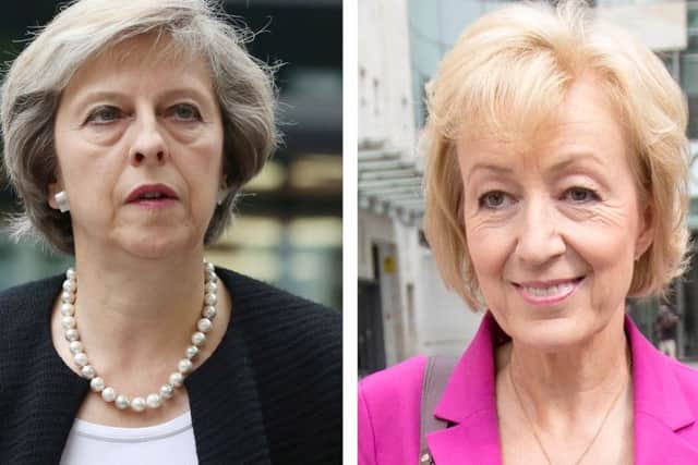 Theresa May and Andrea Leadsom.