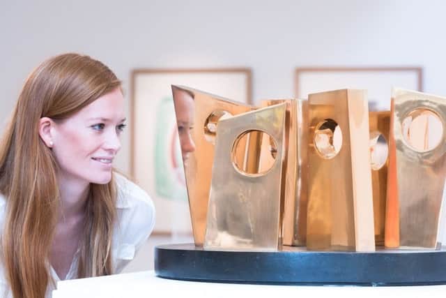 Hepworth's Six Forms on a Circle, which has been loaned for the exhibition. Picture Jonty Wilde