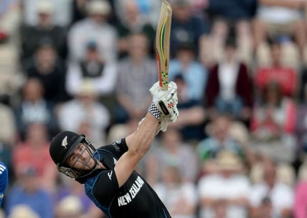Kane Williamson's half-century proved key for Yorkshire as they beat Derbyshire in the T20 Blast. He is feeling mentally fatigued and will not play in the County Championship at The Oval (Picture: Anthony Devlin/PA).