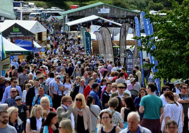 Crowds at the first day of the 2016 Great Yorkshire Show