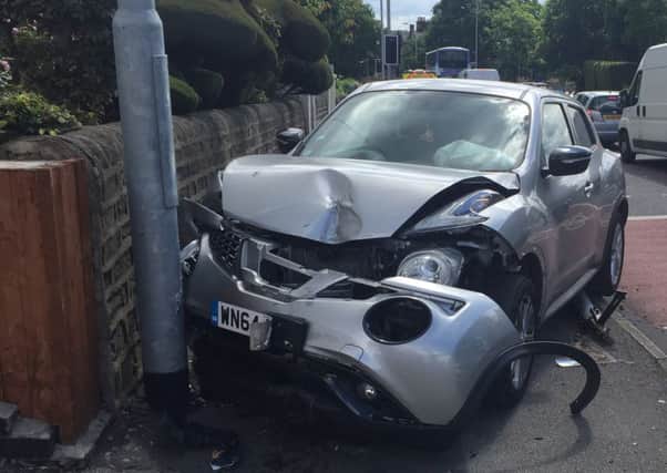 Two cars were involved the collision in Chapel Allerton.