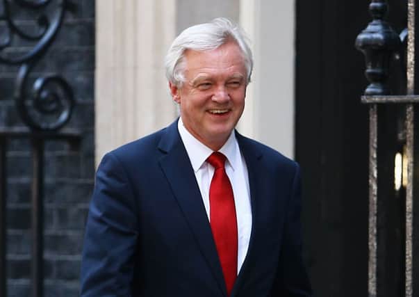 Secretary of State for Exiting the European Union David Davis. Image: Gareth Fuller/PA Wire