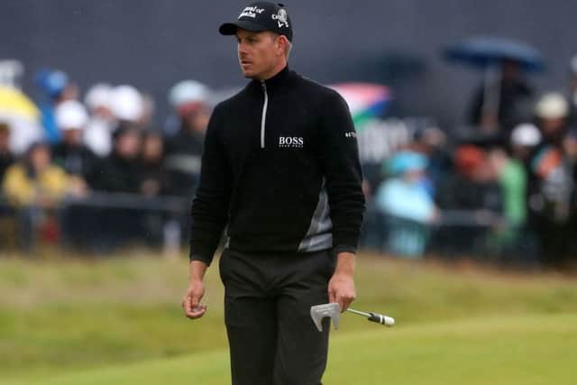 Sweden's Henrik Stenson during day two of The Open Championship at Royal Troon. Picture: Peter Byrne/PA.