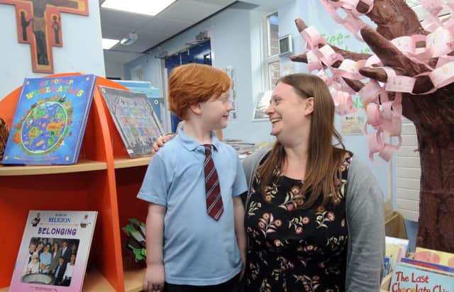 Teacher  Michelle O'Brien pictured with Arthur Freeman who she has helped at St Phillips Catholic Primary School, Middleton, Leeds