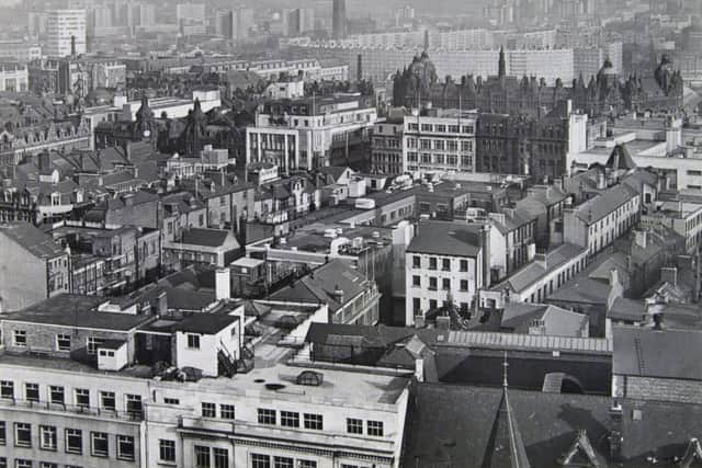 1966: Panoramic view of Leeds.