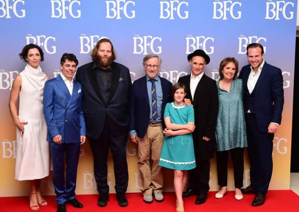 17/07/16 PA File Photo of the Cast and crew of The BFG attending the UK Premiere of The BFG at Leicester Square, London. See PA Feature FILM Spielberg. Picture credit should read: Ian West/PA Photos. WARNING: This picture must only be used to accompany PA Feature FILM Spielberg