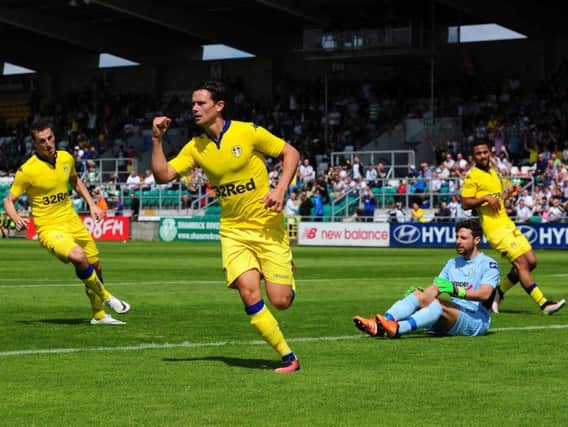 Leeds United striker Marcus Antonsson, who starts at Peterborough United today.