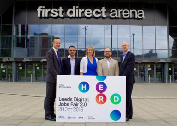 The Leeds Digital Job Fair 2.0 launch event.