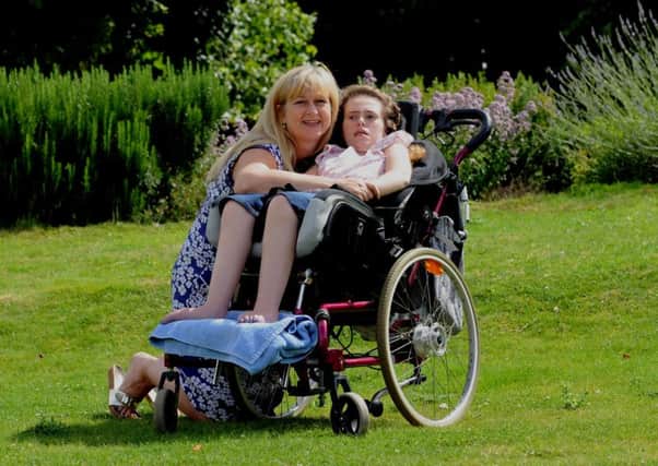 Holly Walker with her mum Julie.
Picture by Simon Hulme