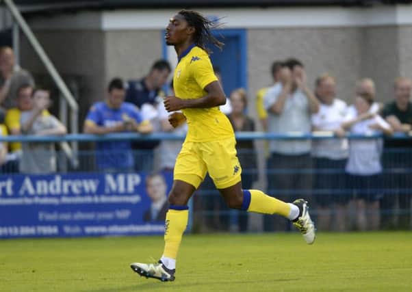 Jordan Botaka, pictured playing for Leeds, scored one and set up another for the DR Congo.