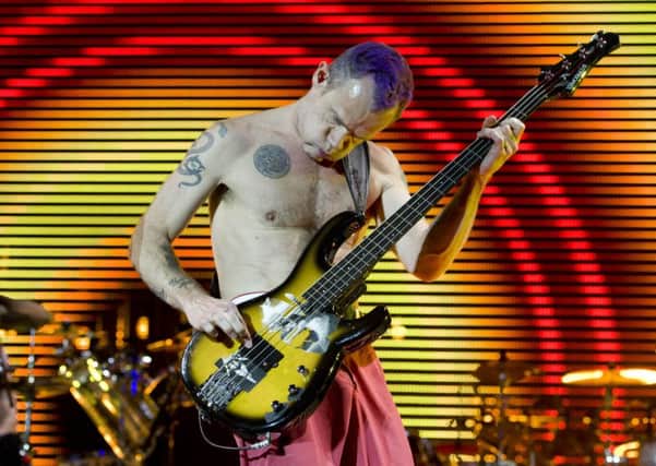 Flea, bassist with Leeds Festival headliners Red Hot Chili Peppers.