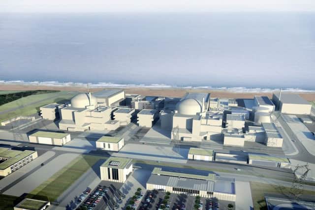 The Hinkley Point C nuclear plant