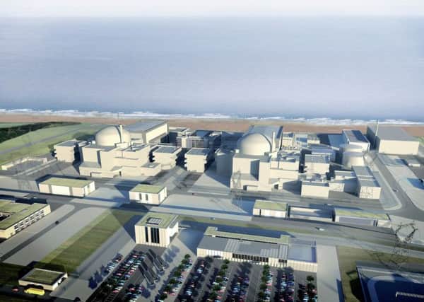 The Hinkley Point C nuclear plant