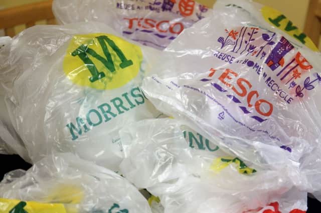 Shoppers in England are set to take home six billion fewer single-use plastic bags this year as a result of the 5p charge, early figures suggest.  Picture: Chris Radburn/PA Wire