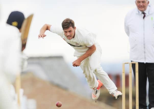 Alex Lilley, of Beckwithshaw, took seven wickets in  the win at Rawdon. PIC: Steve Riding