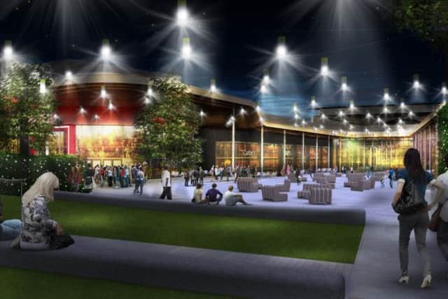 CGI of new White Rose Shopping Centre, near Leeds