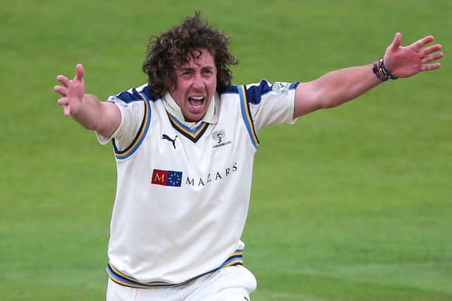 Yorkshire's Ryan Sidebottom.