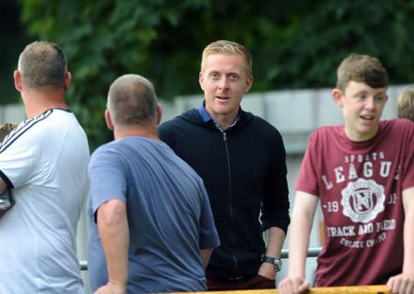 Garry Monk chats to fans.
