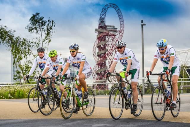 The Ride to Rio team set off from London.