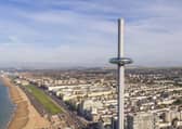 The British Airways i360 in Brighton. PIC: PA