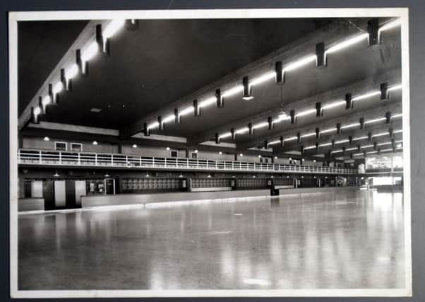 A photograph of the old Silver Blades Ice Rink in 1962