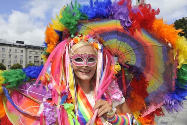 Sophie Ball pictured at Leeds Pride 2016.