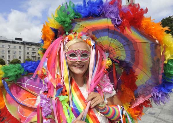 Sophie Ball pictured at Leeds Pride 2016.
