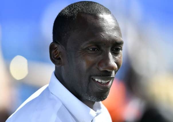 QPR manager Jimmy Floyd Hasselbaink.