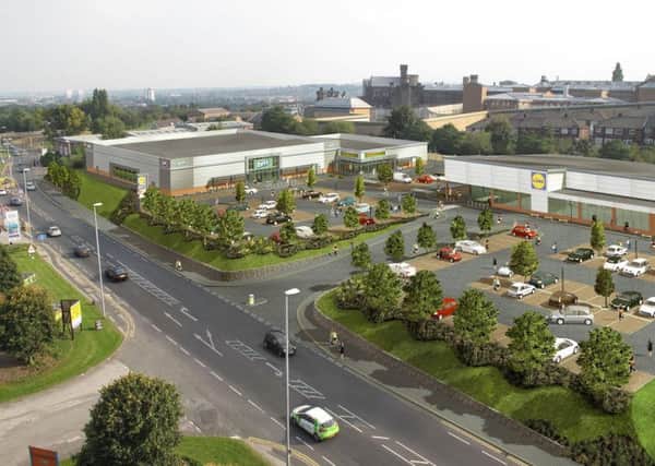 How the new retail park will look.