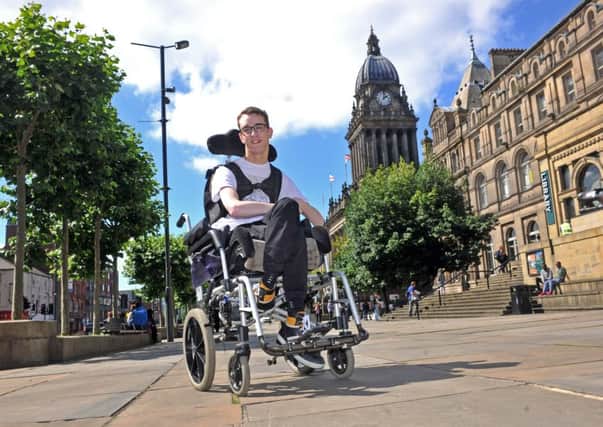 Nathan Popple is supporting the search for nominees for the Yorkshire Children of Courage Awards. Picture Tony Johnson