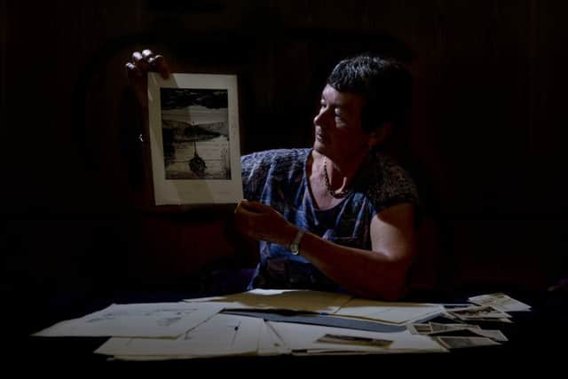 RICH ARCHIVE: Ann Farr with some of the archive papers in the Brotherton Library, Leeds. PIC: James Hardisty