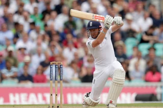 Yorkshire's Jonny Bairstow proved defiant for England on day four at The Oval, but his 81 could not prevent a 10-wicket defeat. Picture: Adam Davy/PA.